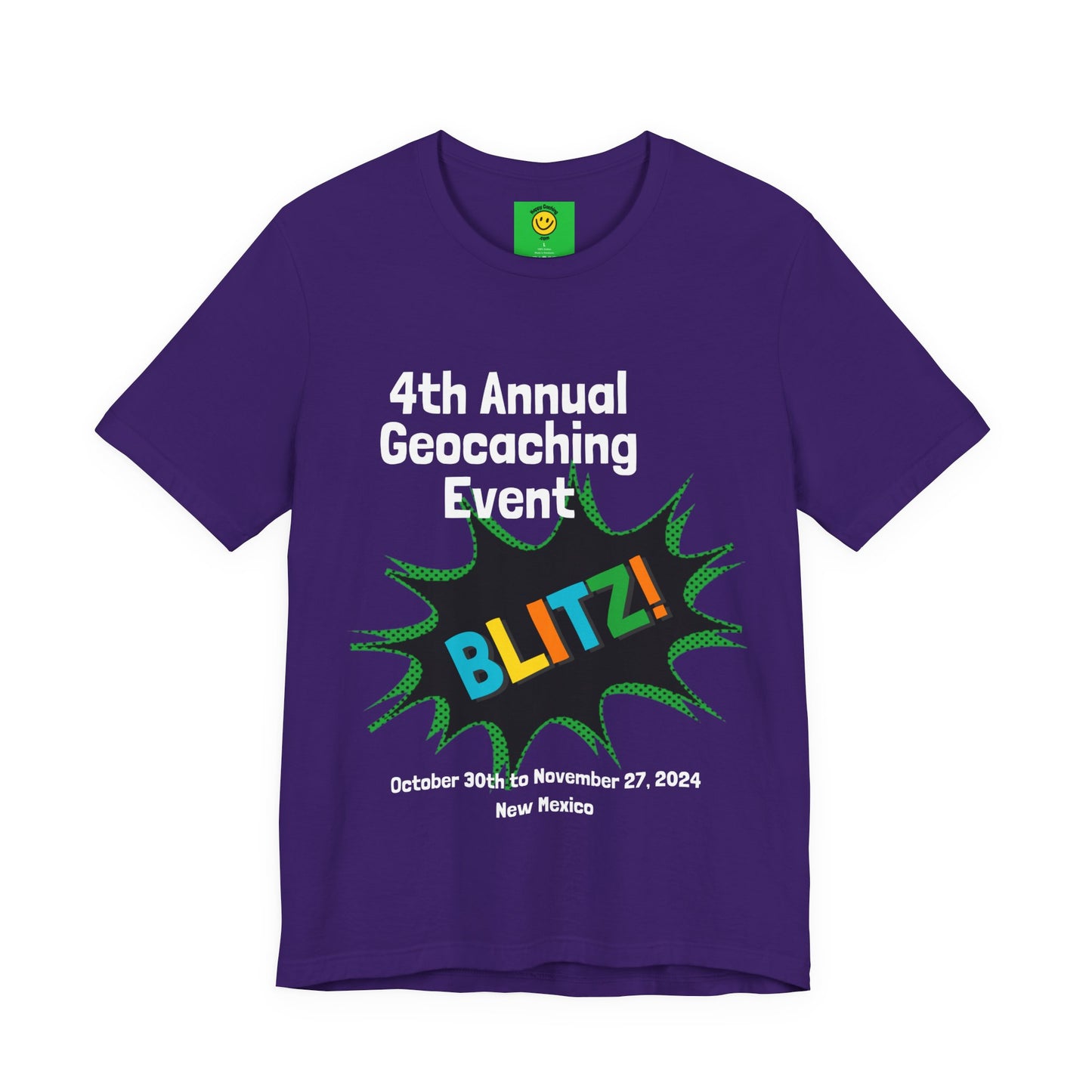 Geocaching Event Blitz 2024 Tshirt Unisex Jersey T-shirt