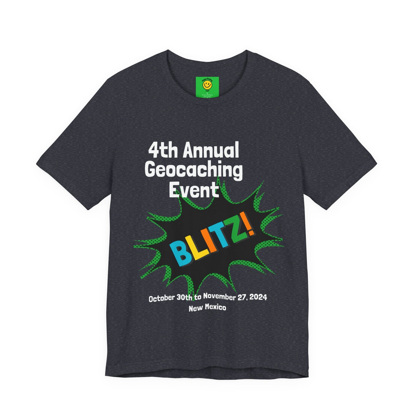 Geocaching Event Blitz 2024 Tshirt Unisex Jersey T-shirt