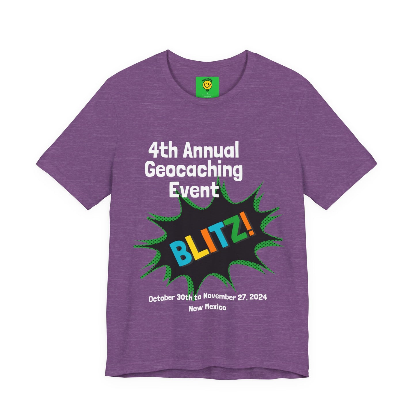 Geocaching Event Blitz 2024 Tshirt Unisex Jersey T-shirt