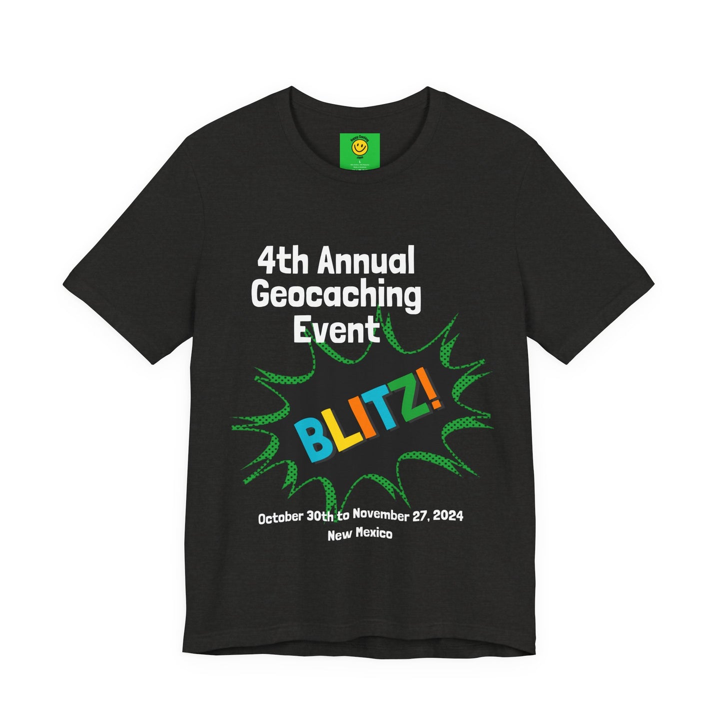 Geocaching Event Blitz 2024 Tshirt Unisex Jersey T-shirt