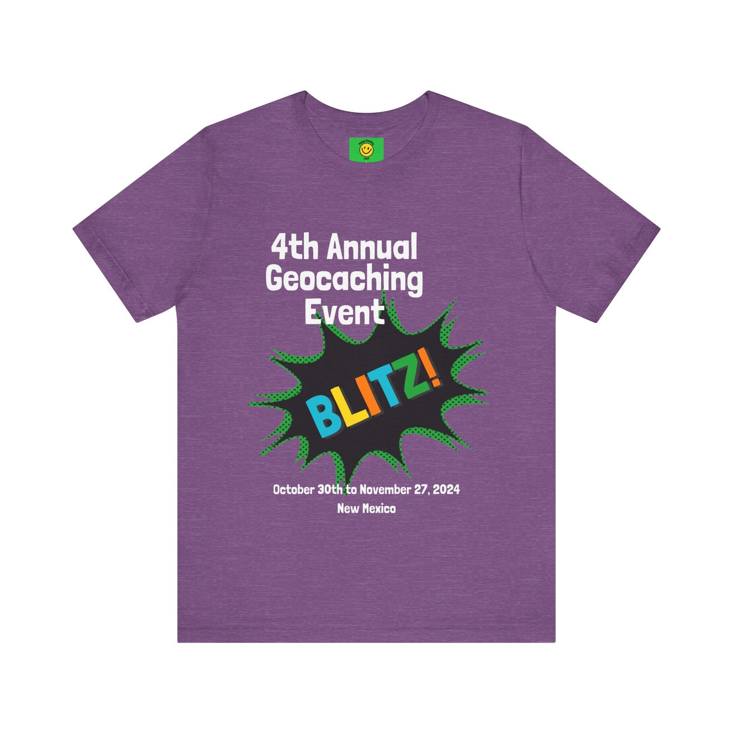 Geocaching Event Blitz 2024 Tshirt Unisex Jersey T-shirt
