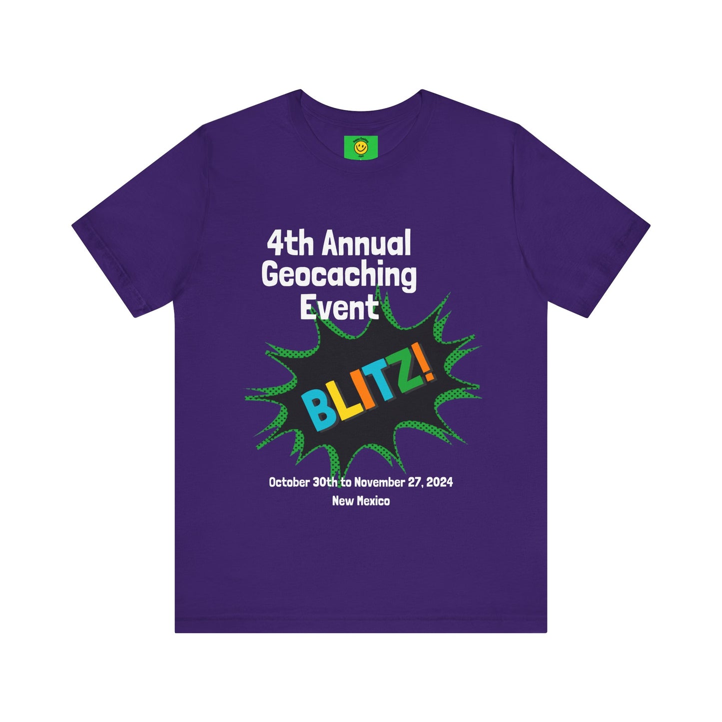 Geocaching Event Blitz 2024 Tshirt Unisex Jersey T-shirt