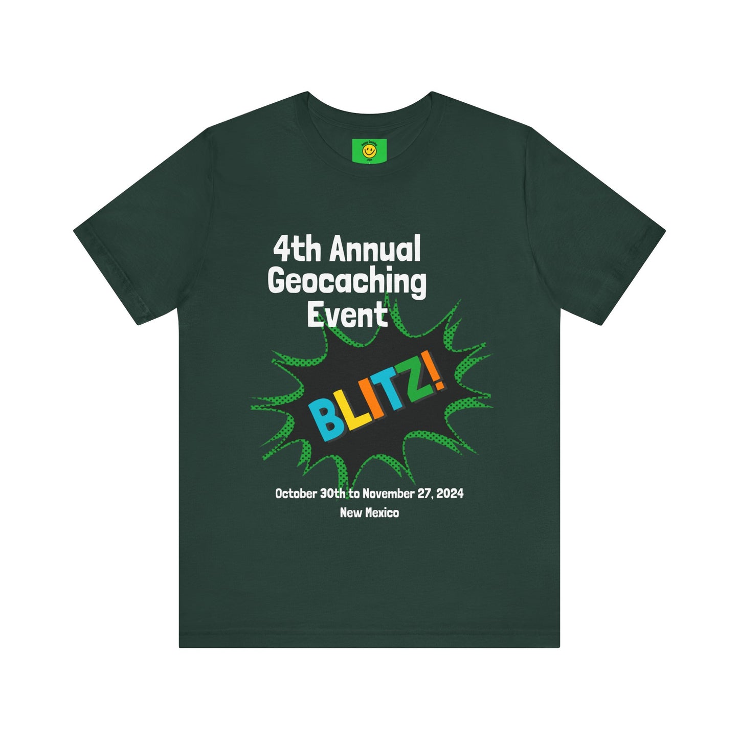 Geocaching Event Blitz 2024 Tshirt Unisex Jersey T-shirt