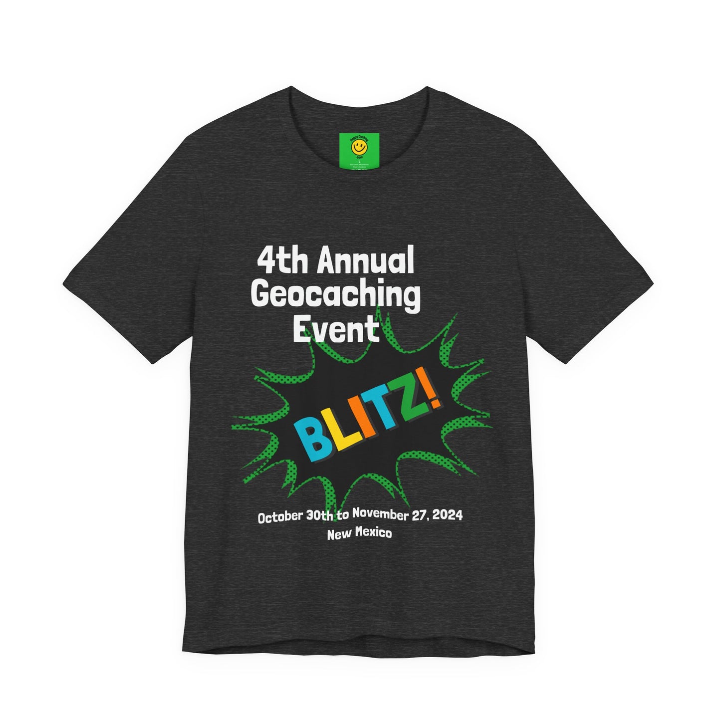 Geocaching Event Blitz 2024 Tshirt Unisex Jersey T-shirt