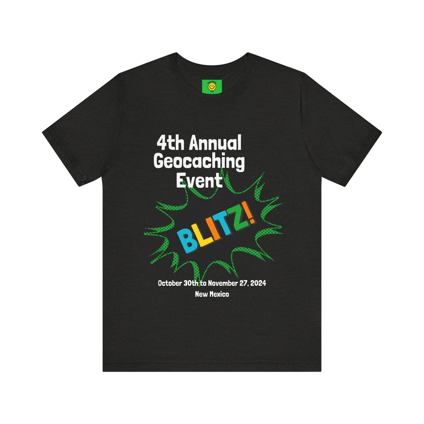 Geocaching Event Blitz 2024 Tshirt Unisex Jersey T-shirt
