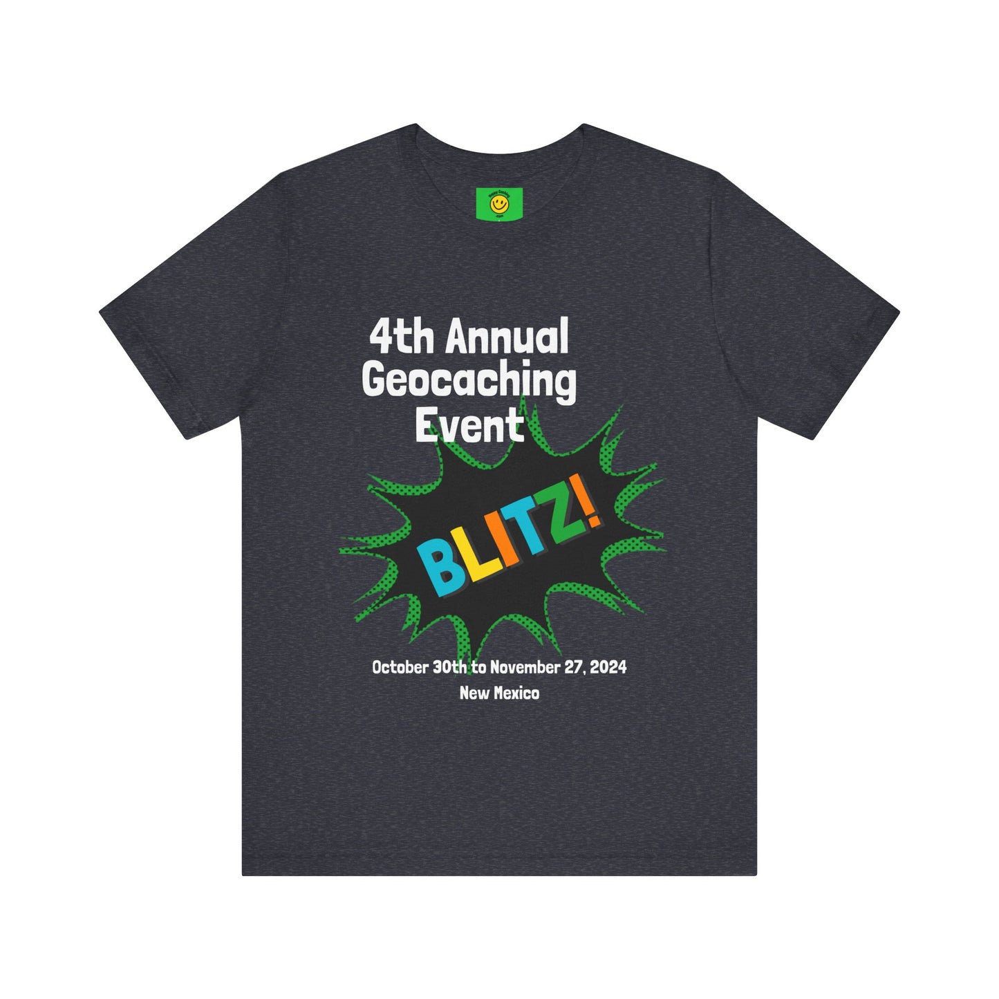 Geocaching Event Blitz 2024 Tshirt Unisex Jersey T-shirt