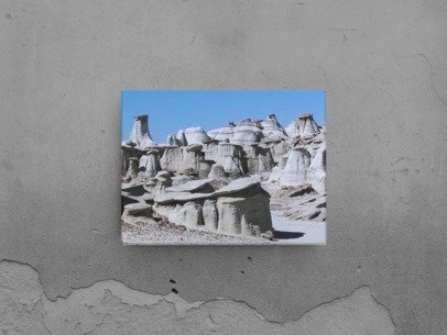 Bisti Badlands Canvas Art Photo Print Wall Art, HappyCaching Prints, Geocaching Hiking Gift