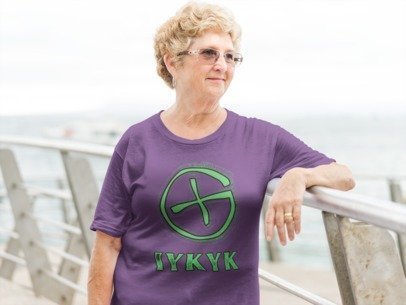 IYKYK Geocaching T-shirt, Funny Geocache Adult Unisex Heavy Cotton Tee