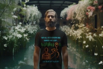 Not All Geocachers who Wander are Lost, But some of them are Unisex Heavy Cotton Tee