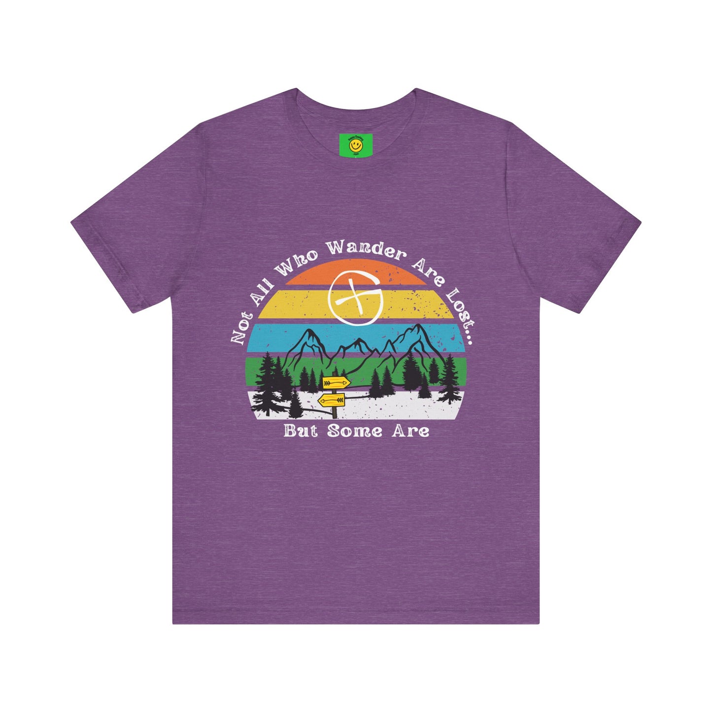 Not All Who Wander Are Lost But Some Are Geocaching Unisex Jersey T-shirt