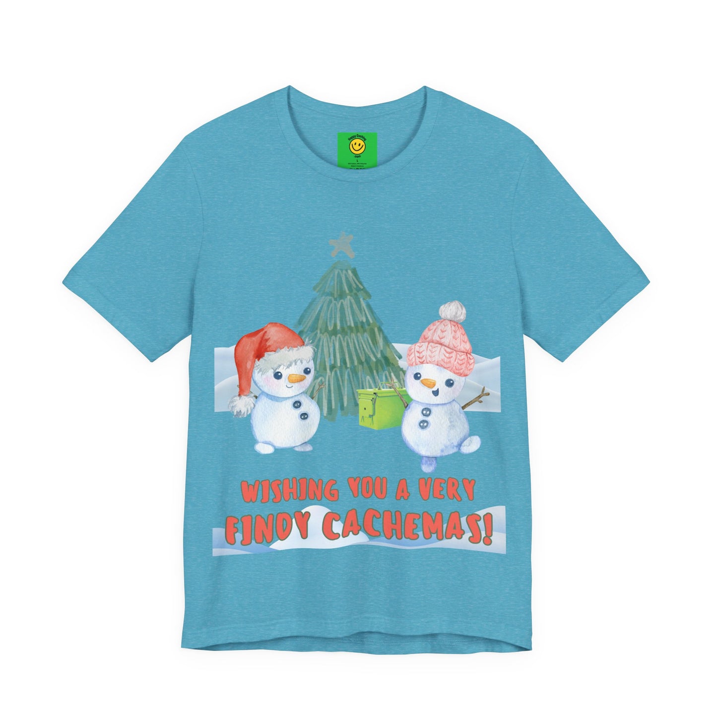 Wishing You a Very Findy Cachemas Geocaching T-shirt, Geocache Tshirt, Christmas, Cachemas shirt, geocacher gift