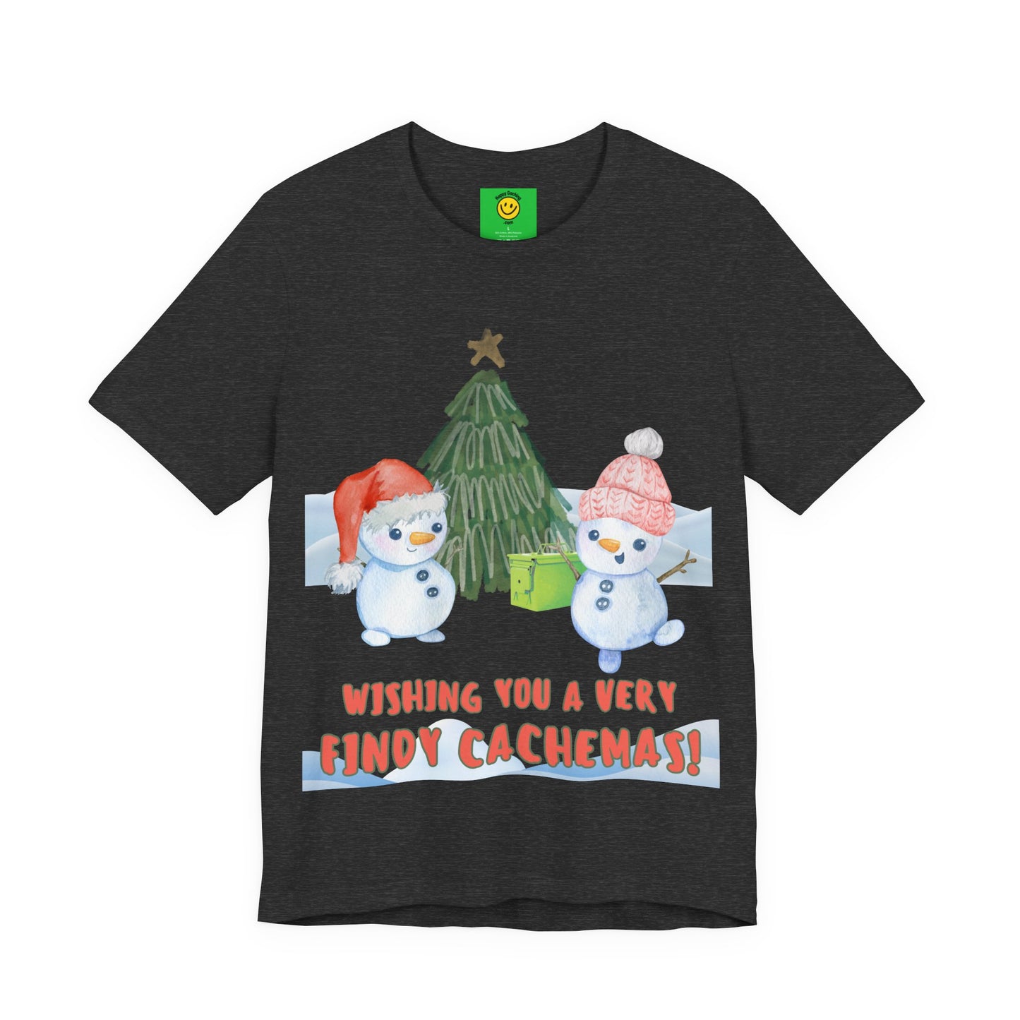 Wishing You a Very Findy Cachemas Geocaching T-shirt, Geocache Tshirt, Christmas, Cachemas shirt, geocacher gift