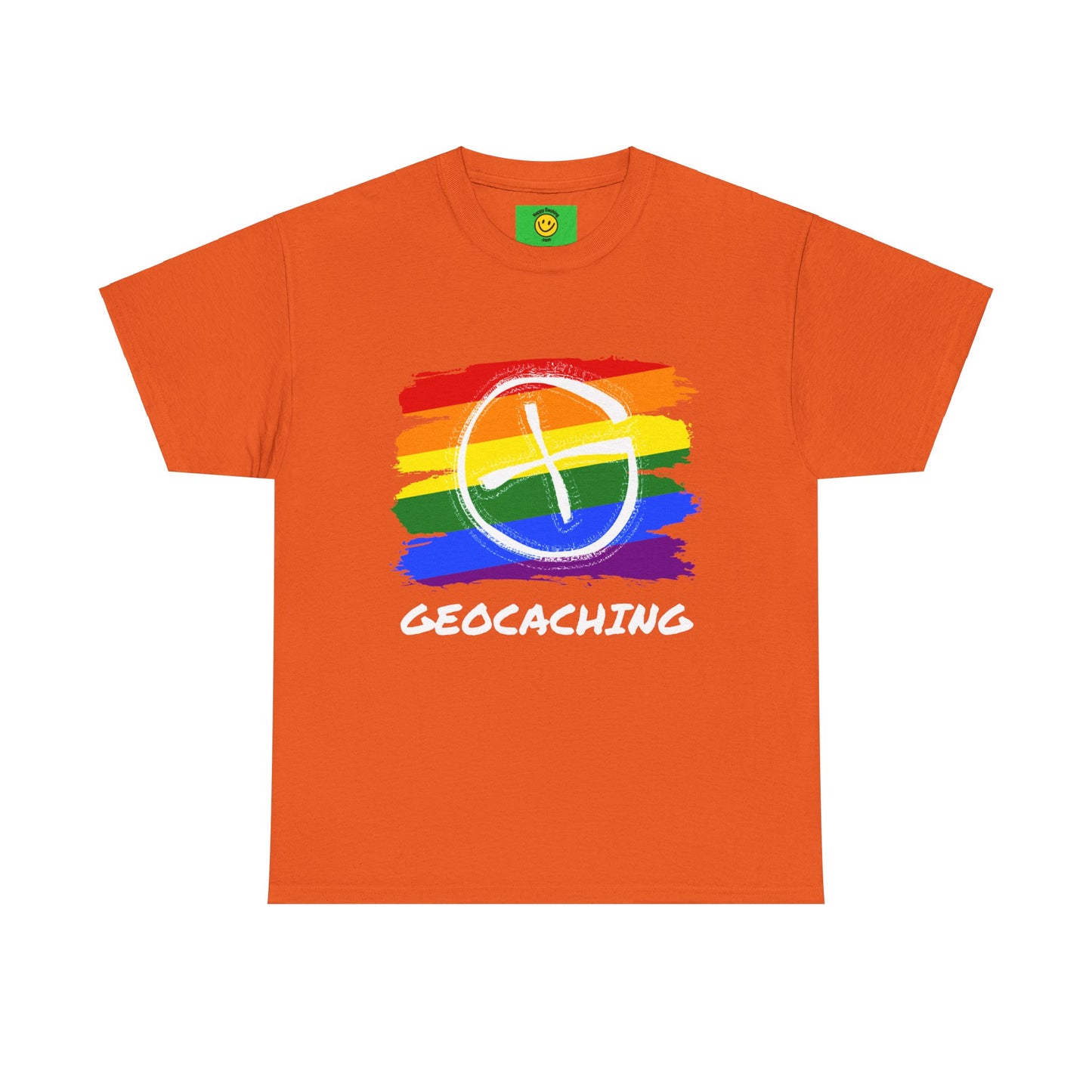 Geocaching Diversity Pride T-Shirt Unisex Heavy Cotton Tee