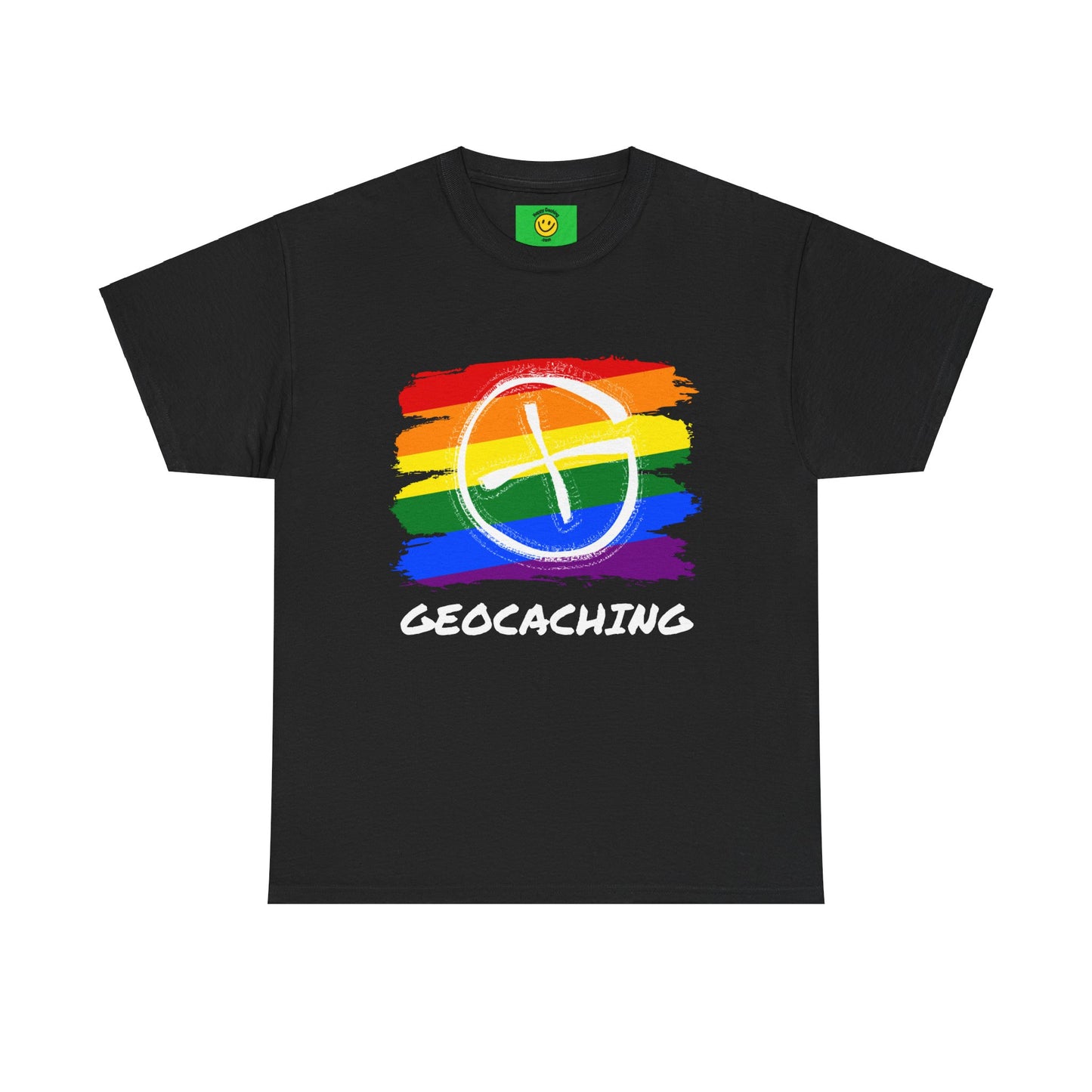 Geocaching Diversity Pride T-Shirt Unisex Heavy Cotton Tee