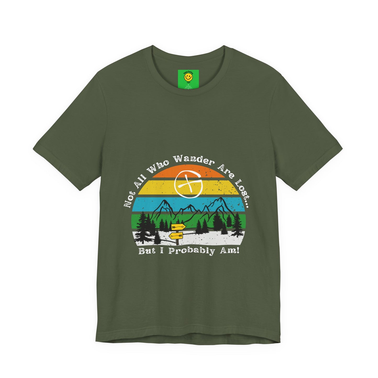 Not All Who Wander are Lost, but I Probably am! Geocaching T-shirt, Funny Geocache T-shirt, Geocacher gift tshirt, geocaching tshirt, geocache adult t-shirt