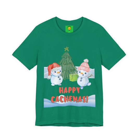 Happy Cachemas Geocaching T-shirt, Geocache Tshirt, Christmas, Cachemas shirt, geocacher gift, Holiday geocaching tshirt