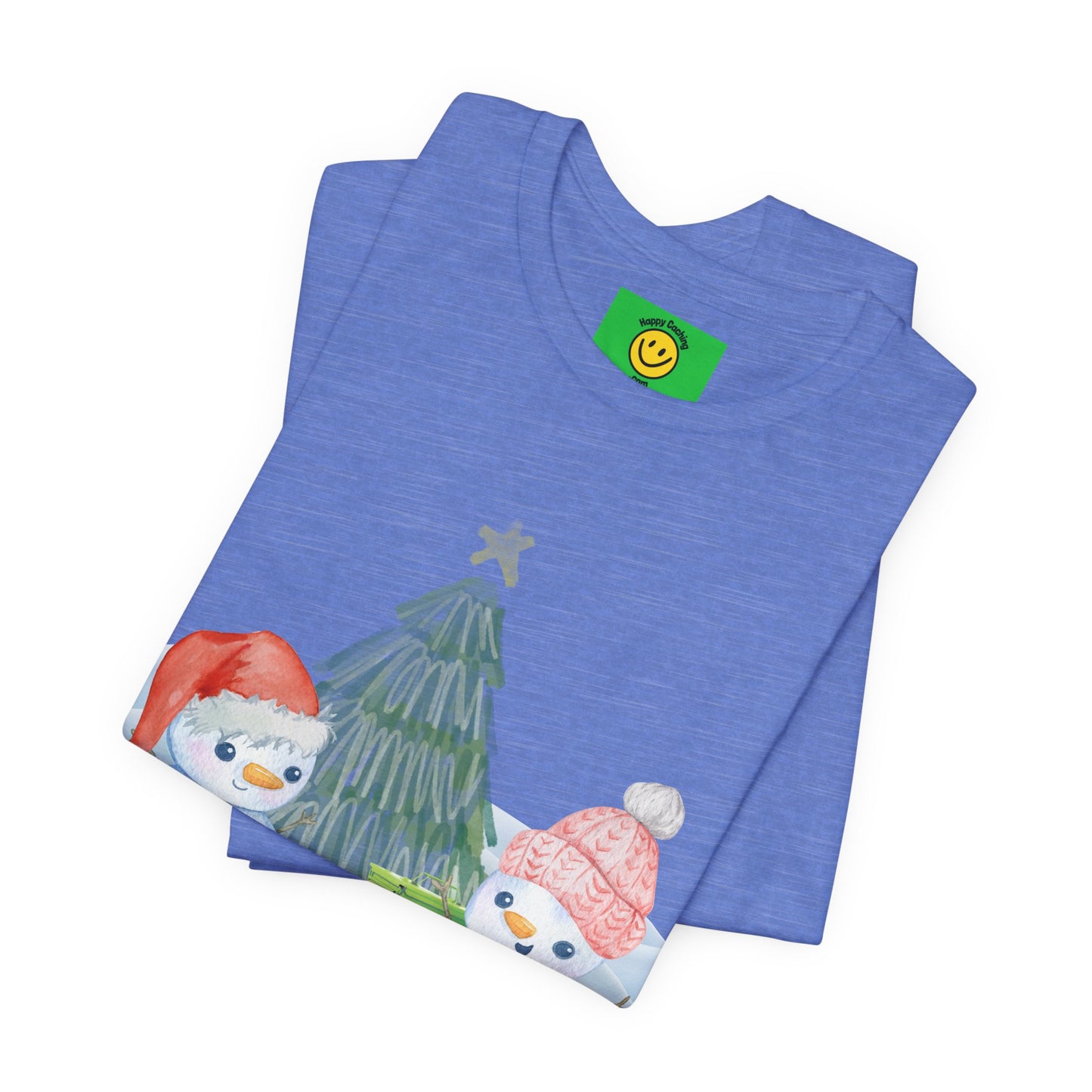 Happy Cachemas Geocaching T-shirt, Geocache Tshirt, Christmas, Cachemas shirt, geocacher gift, Holiday geocaching tshirt