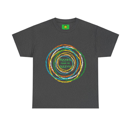 Fizzies make me Dizzy Geocache T-Shirt Unisex Heavy Cotton Tee