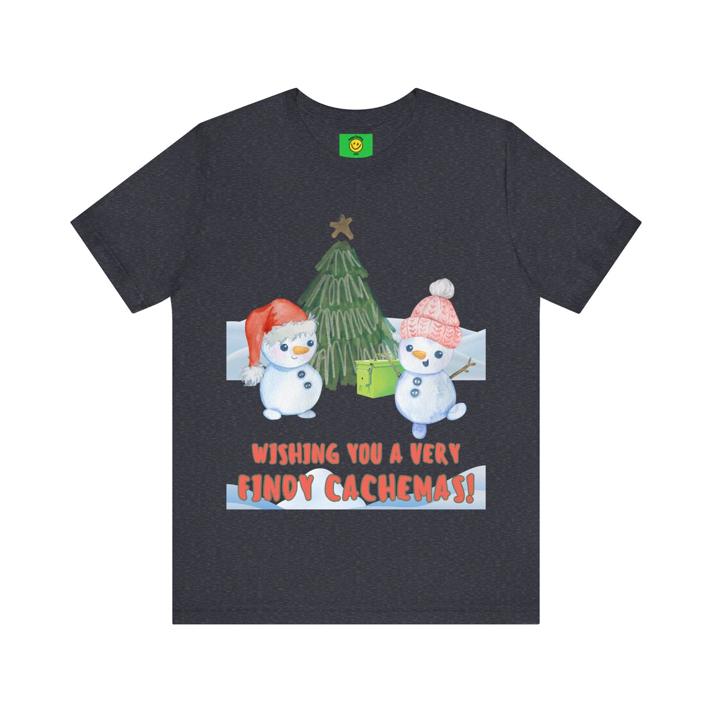 Wishing You a Very Findy Cachemas Geocaching T-shirt, Geocache Tshirt, Christmas, Cachemas shirt, geocacher gift