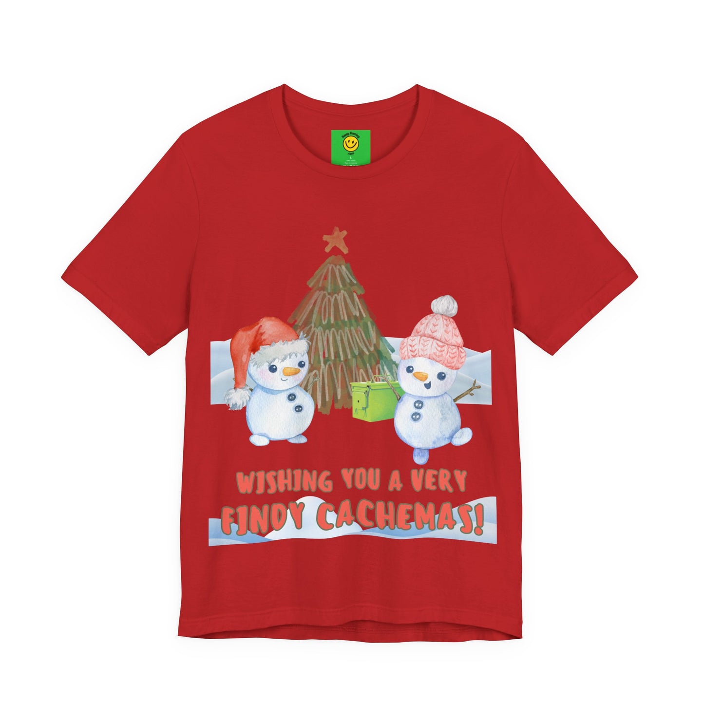 Wishing You a Very Findy Cachemas Geocaching T-shirt, Geocache Tshirt, Christmas, Cachemas shirt, geocacher gift