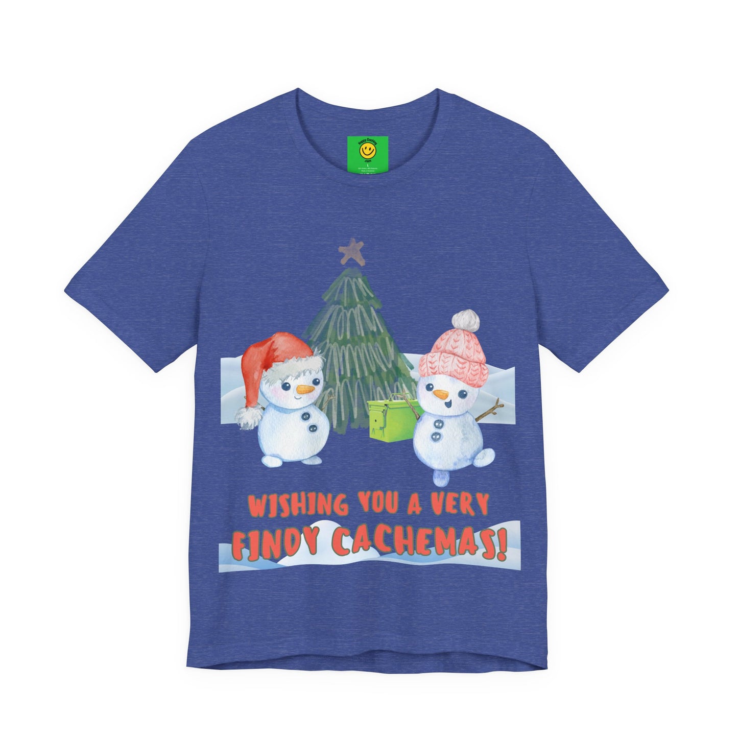 Wishing You a Very Findy Cachemas Geocaching T-shirt, Geocache Tshirt, Christmas, Cachemas shirt, geocacher gift