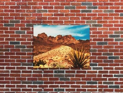 New Year's Day Summit, Arizona Desert Canvas Art Print, Geocache Decor, HappyCaching Prints