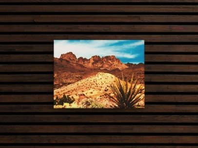 New Year's Day Summit, Arizona Desert Canvas Art Print, Geocache Decor, HappyCaching Prints