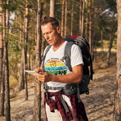 Not All Who Wander Are Lost but Some Are Geocaching T-shirt, Geocache Tshirt, Unisex Adult Cotton Tee